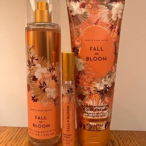 Fall In Bloom Perfume, Fragrance and Body Cream Bundle Bath and Body Works